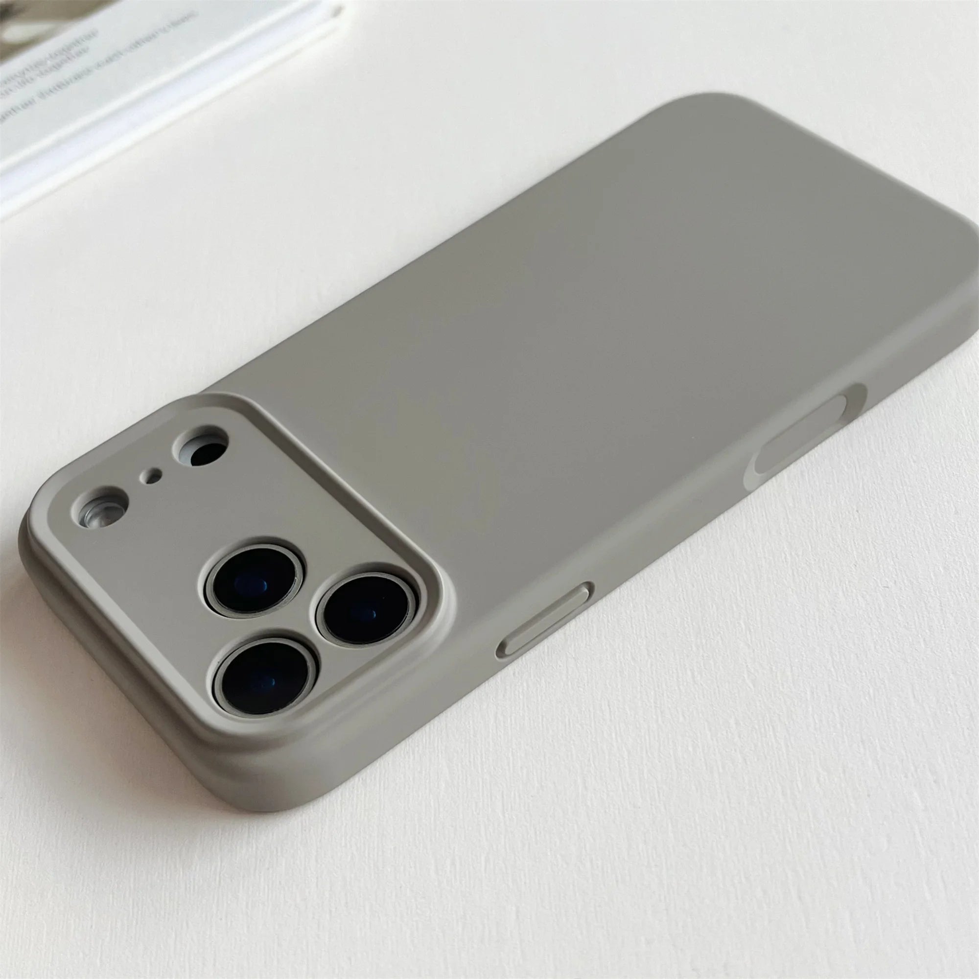 Liquid Silicone Shockproof TPU iPhone Case