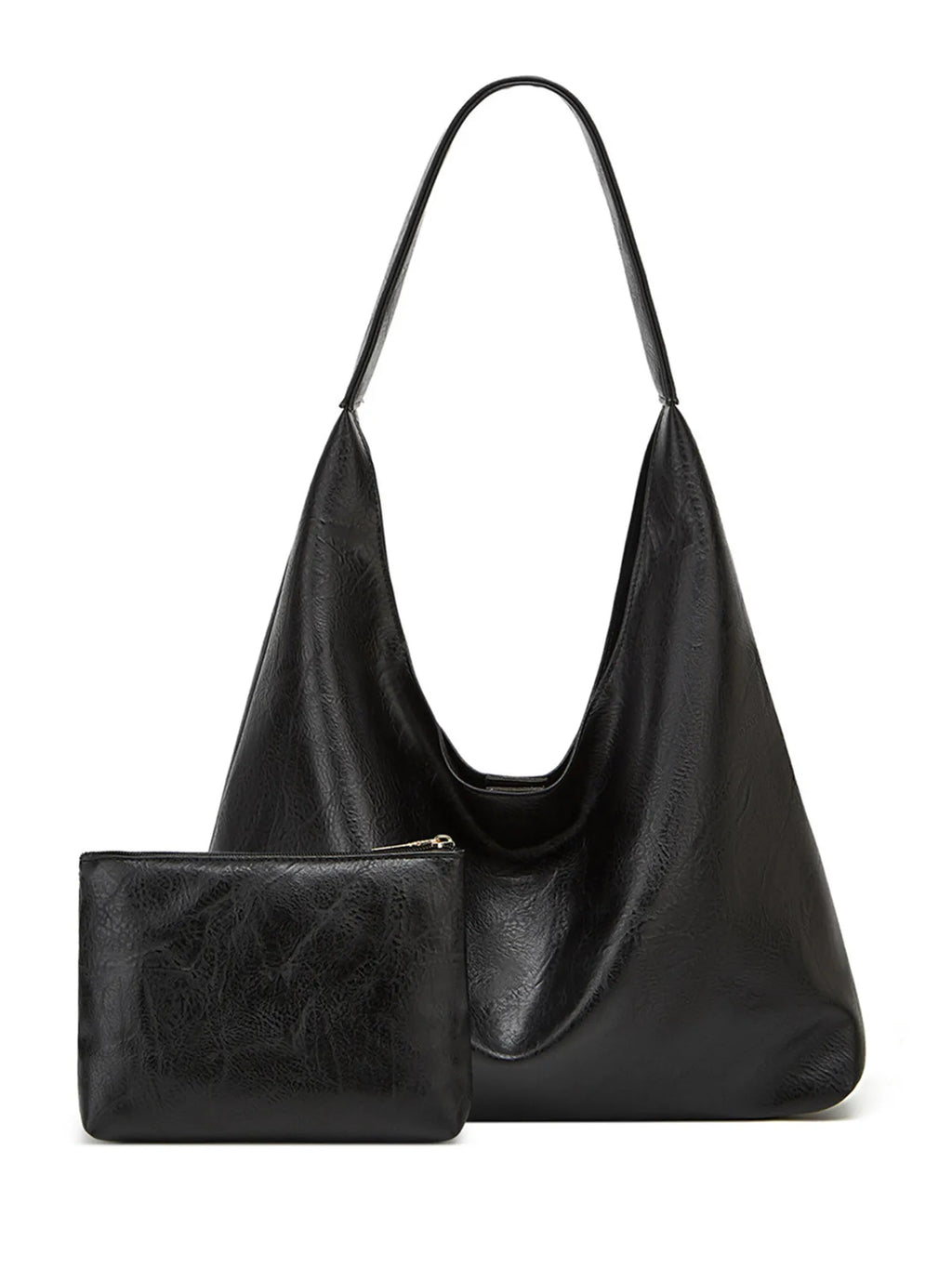 Women Retro Tote Bag Large Capacity Simple Shoulder Handbag Daily Use