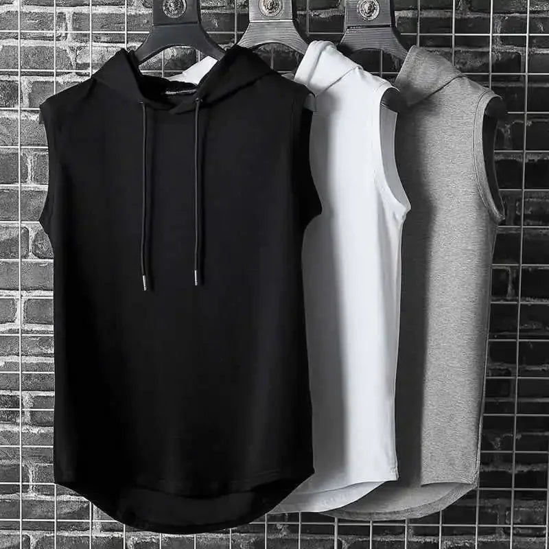 Men Cotton O-Neck Solid T Shirt Casual Stretch Summer Streetwear Tee