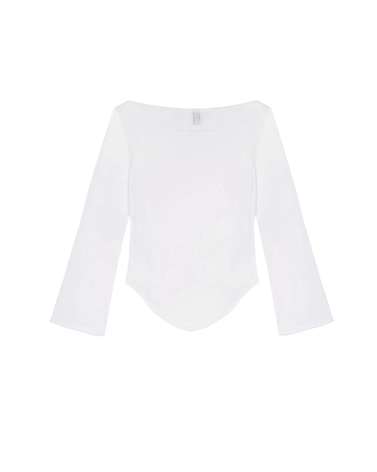 Women 3/4 Sleeve Crew Neck Casual Top V Hem Lace Design Fashion T Shirt