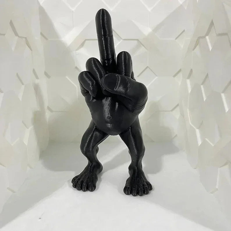 Funny Middle Finger Desk Figure Resin Office Desktop Decoration Creative Ornament