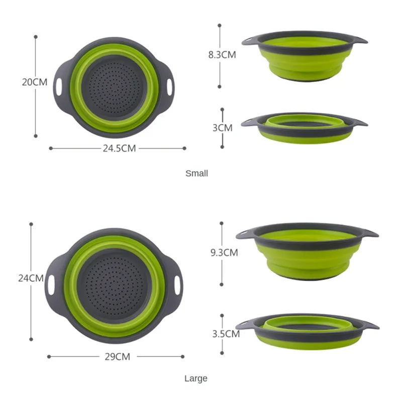Collapsible Silicone Colander