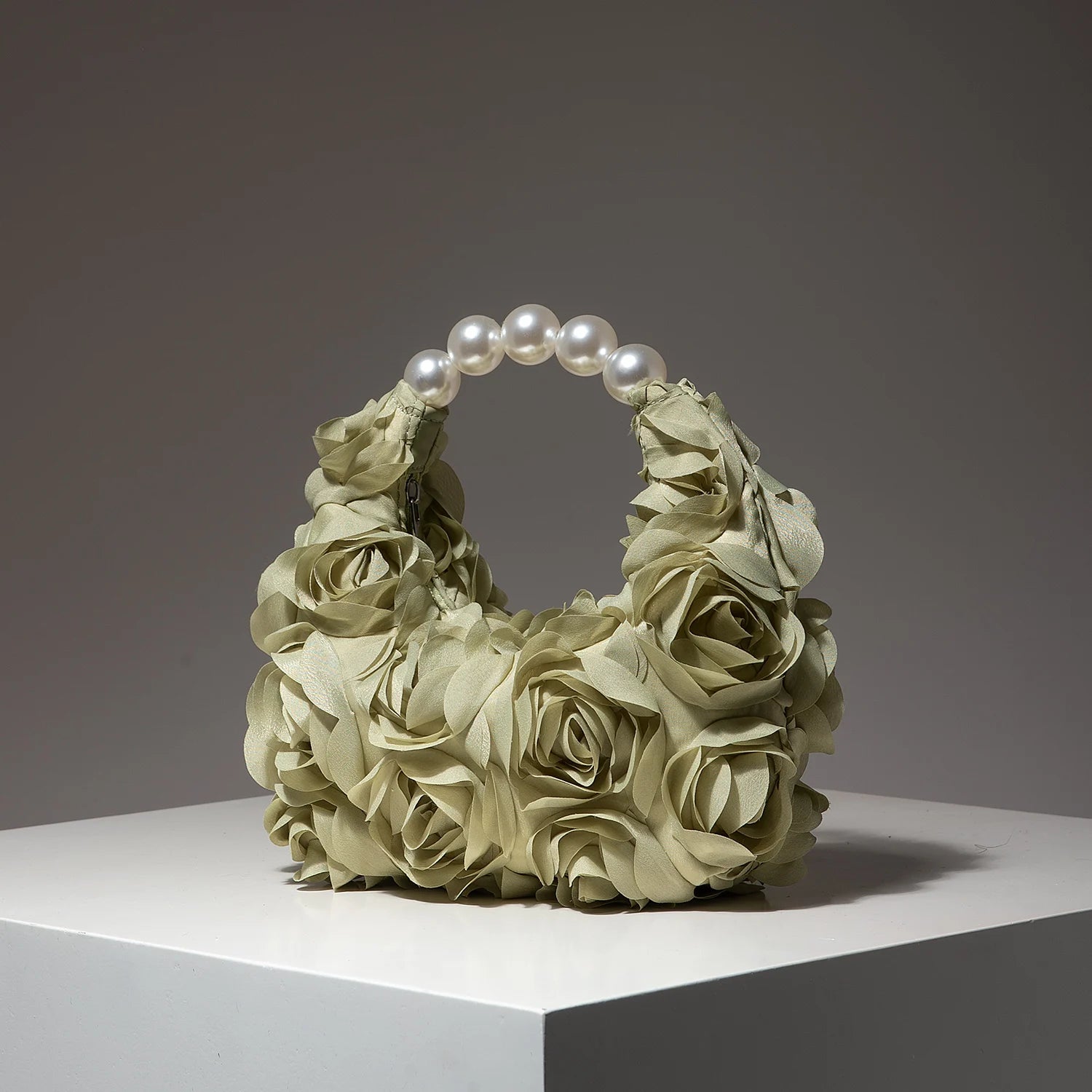 Floral Pearl Party Shoulder Bag Elegant Women Clutch