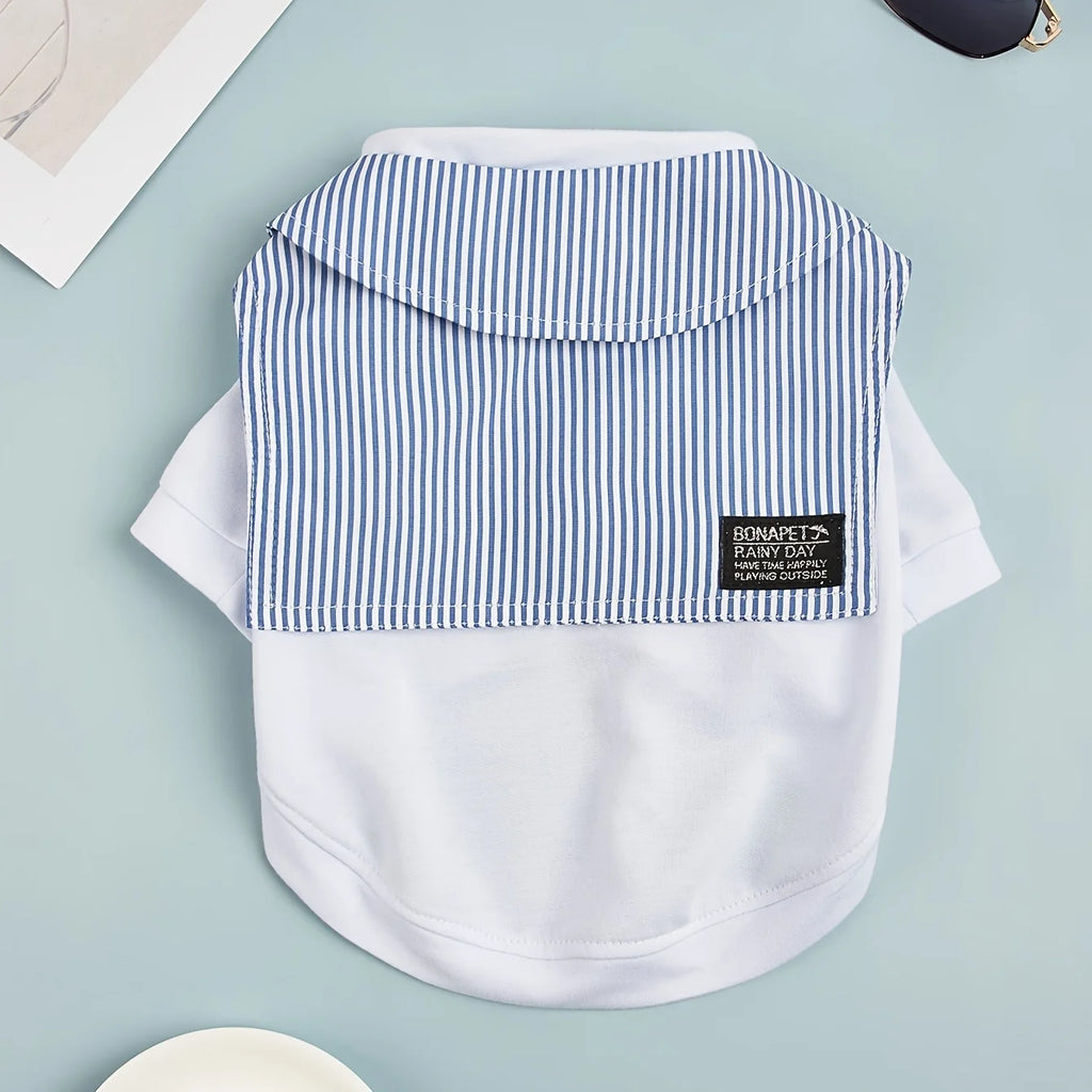 Summer Dog T-Shirt – Casual Breathable Pet Clothes for Small & Medium Dogs