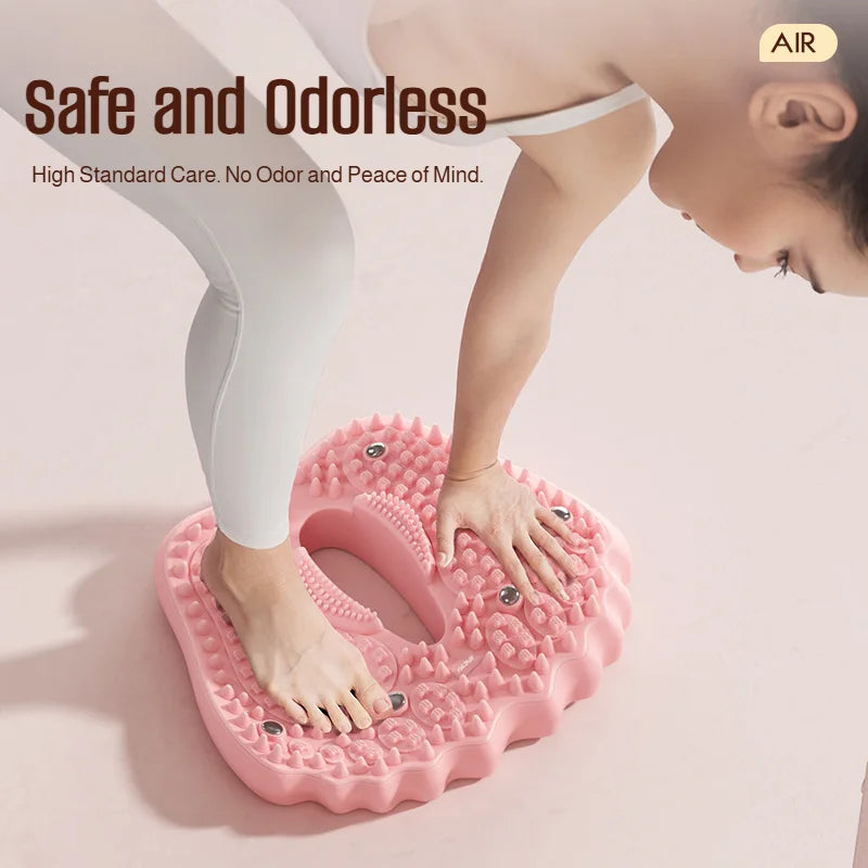 Acupressure Foot Massage Mat Inflatable Foot Massager Pad Reflexology Foot Pain Relief Fitness Massage Board