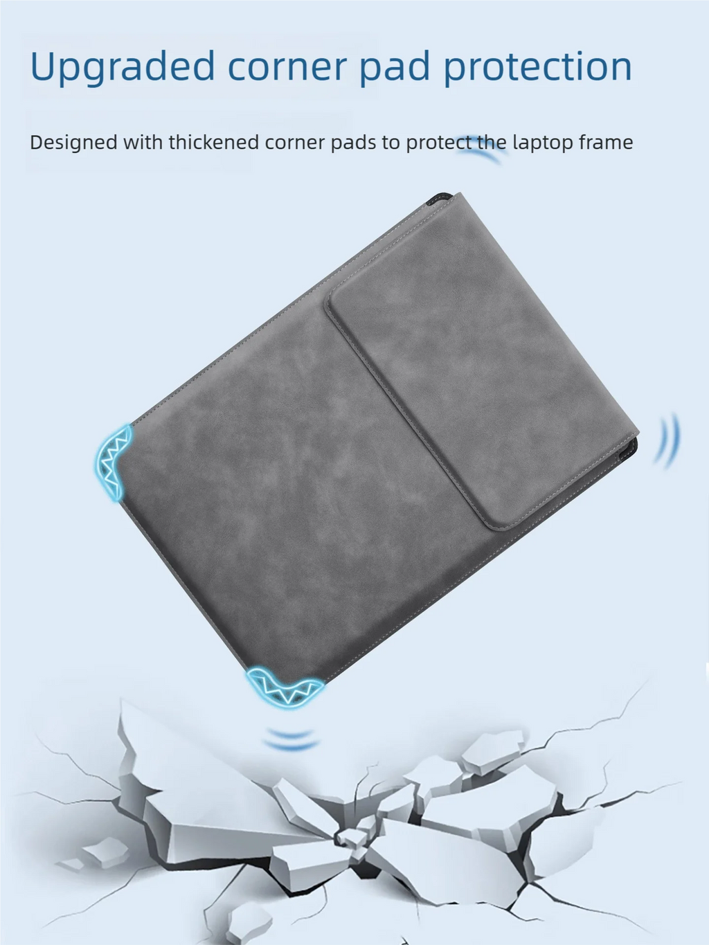Laptop Sleeve Case with Stand 13-16 Inch MacBook HP Dell Protective Bag