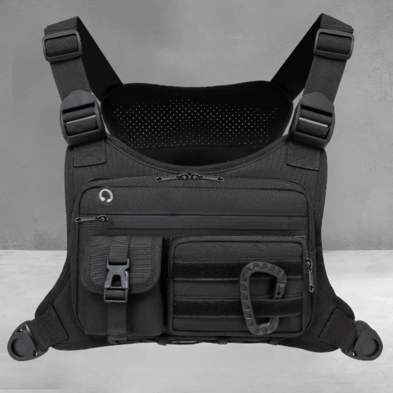 Tactical Chest Bag – Adjustable Running & Cycling Vest Pack for Men & Women