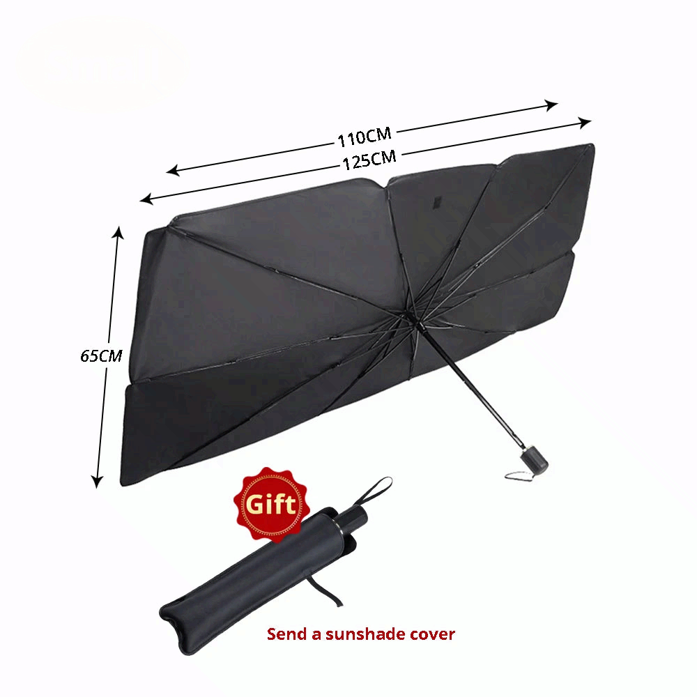 Foldable Car Windshield Sun Shade Umbrella UV Protection Front Window Cover