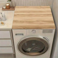 Wood Grain Washing Machine Cover Mat Non Slip Absorbent Quick Dry Protector