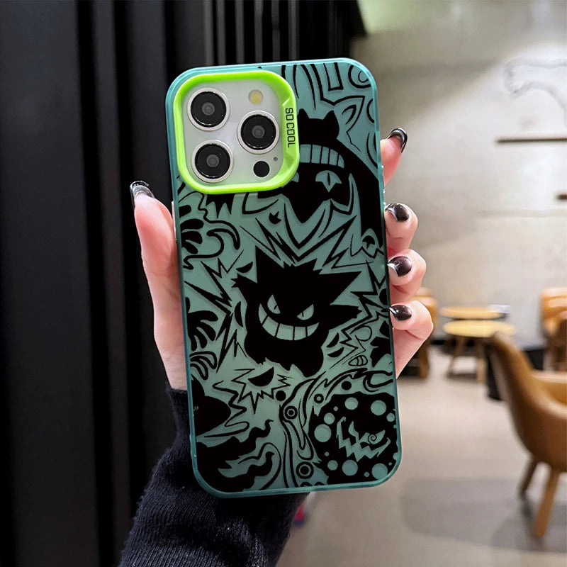 Anime Gengar Hard Shockproof iPhone Case