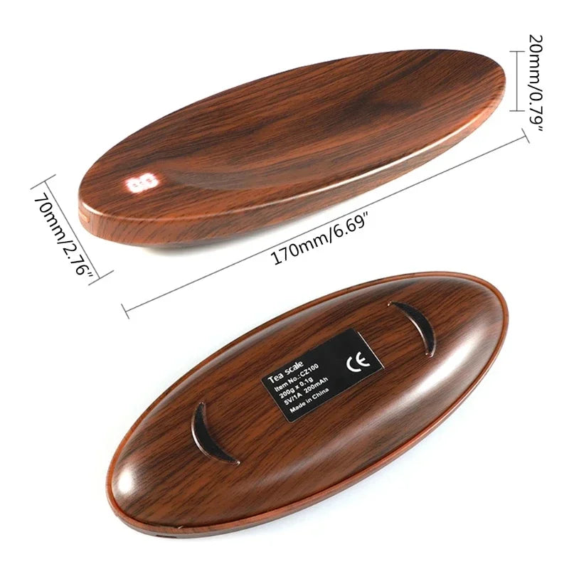 Mini Digital Pocket Scale 200g 0.1g Precision for Jewelry Tea Weighing