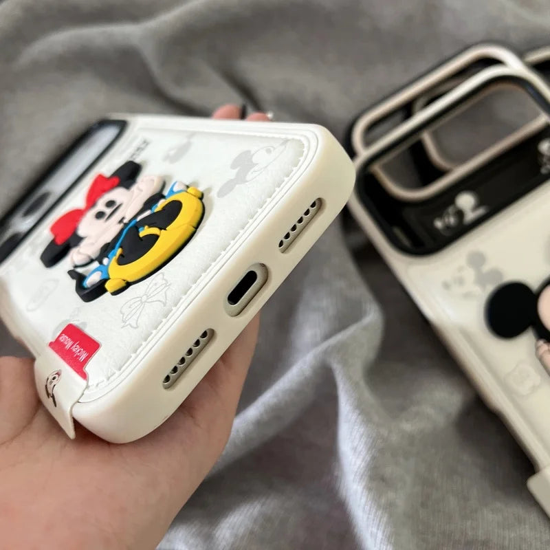 Disney Mickey Mouse Embossed Leather iPhone Case