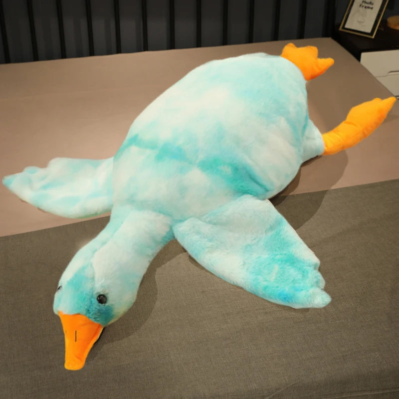 Giant Brown Duck Goose Plush Toy Sleeping Pillow Soft Stuffed Doll Gift