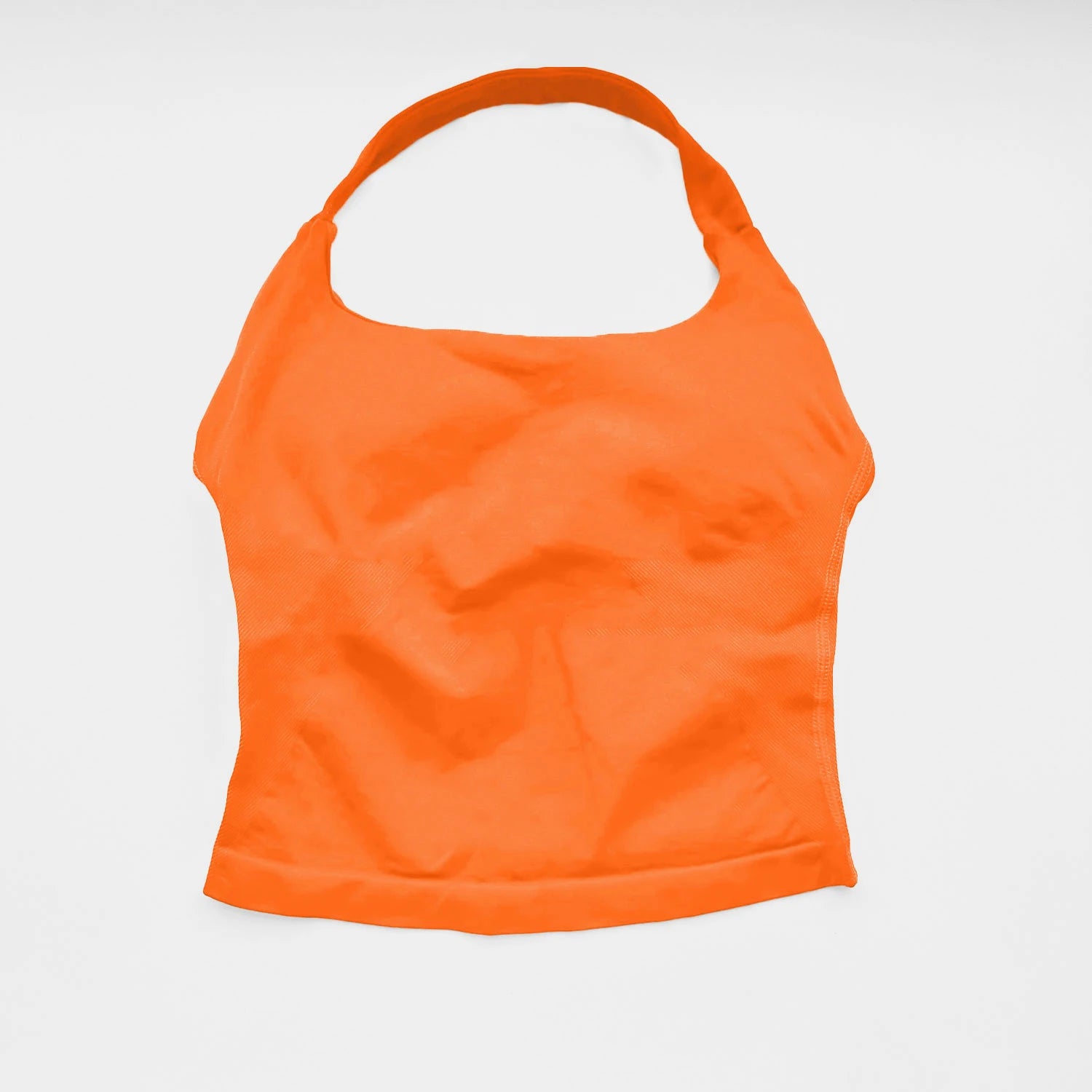 Women Halter Gym Top Seamless Fitness Yoga Tank Workout Activewear