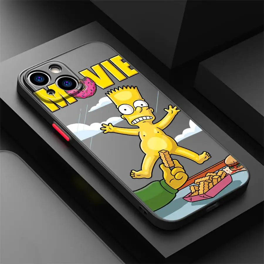 Disney Simpsons Homer Matte iPhone Case