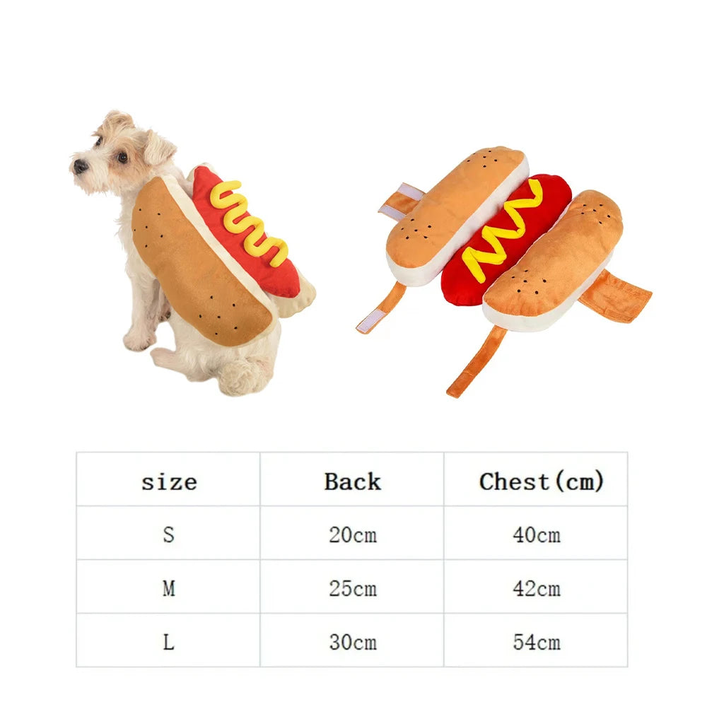 Funny Holiday Dog and Cat Costume Adjustable Dachshund Pet Outfit