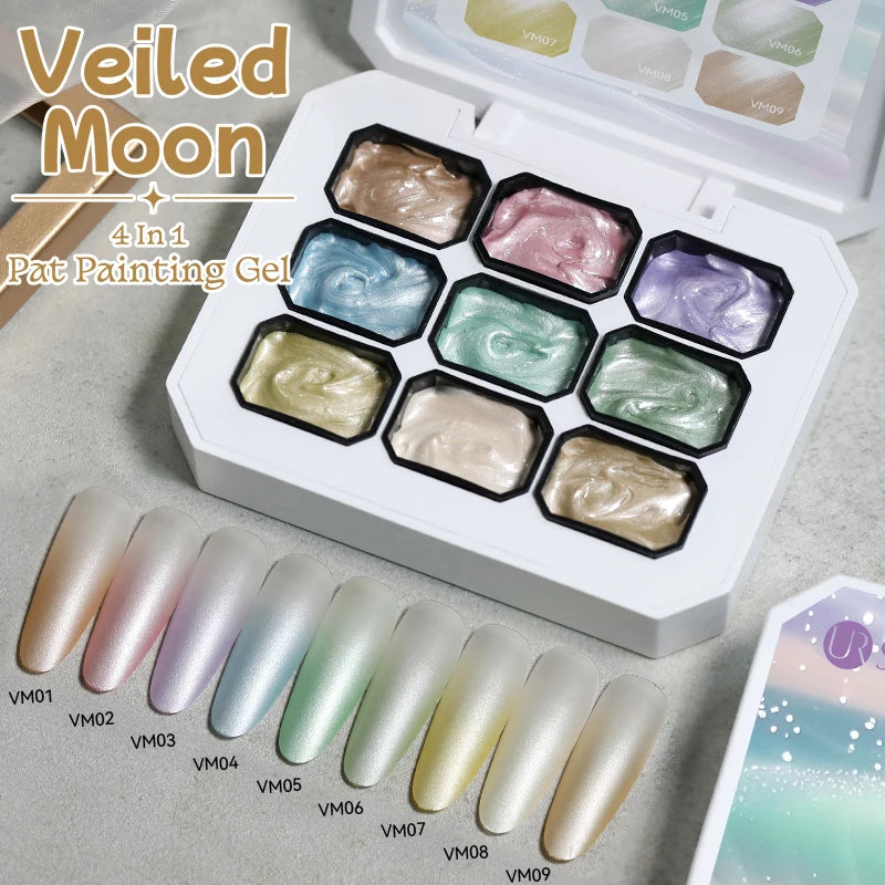 Gradient Nail Art Gel Kit – 4-in-1 Color Painting Gel Set for Ombre & DIY Nail Design