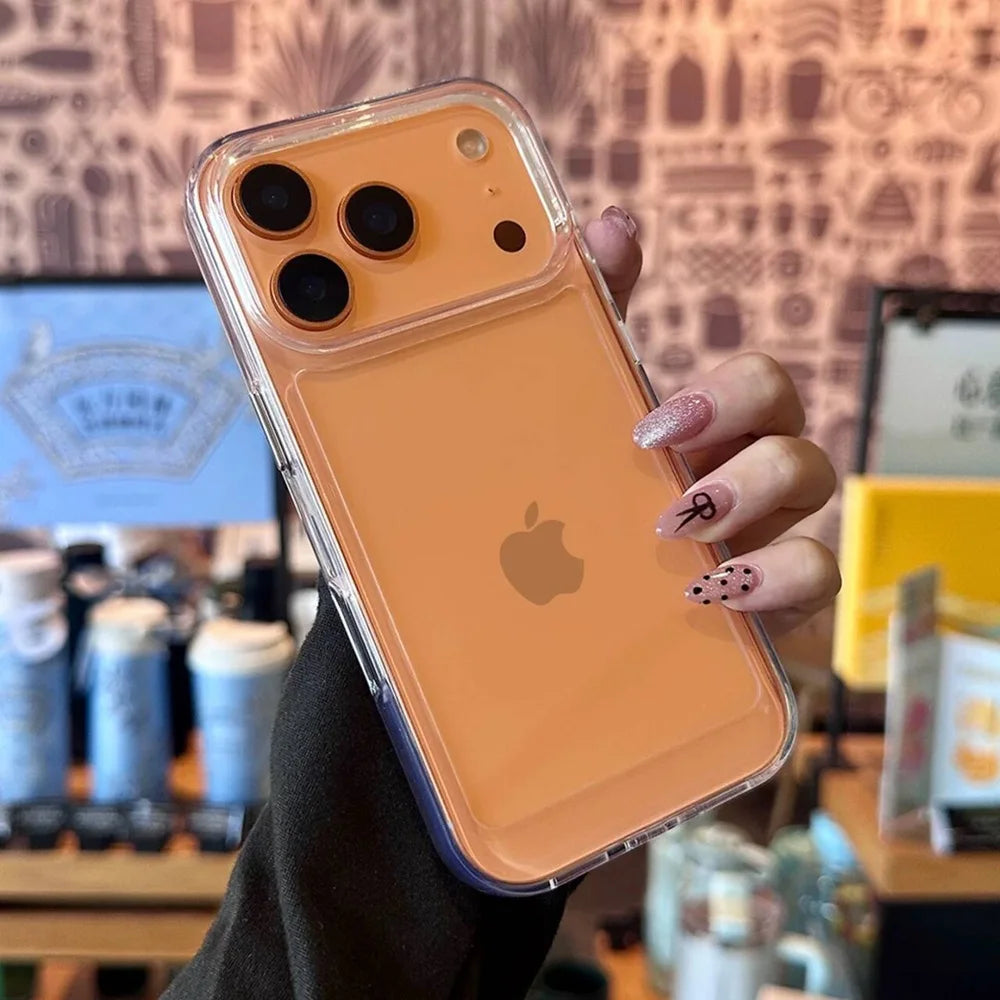 Clear Hard Acrylic iPhone Case
