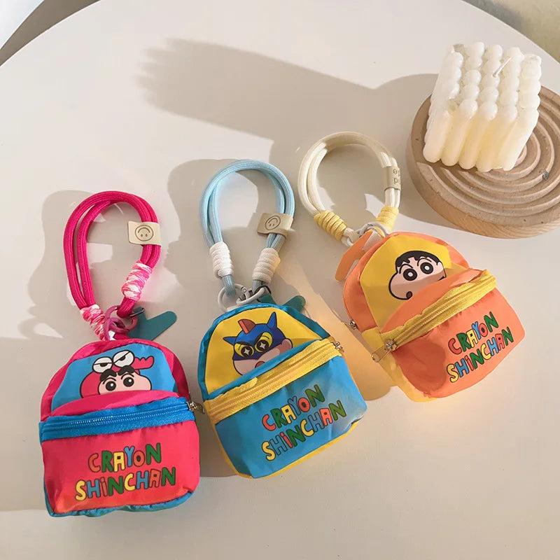 Cute Mini Backpack Keychain Small Bag Shape Key Ring Multi Color