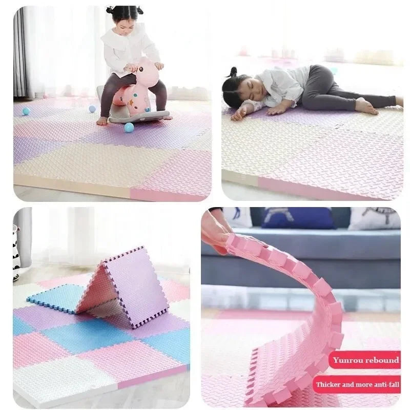 EVA Gym Floor Mat 30x30cm Non Slip Interlocking Fitness Protection Mat