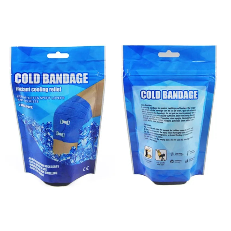 Ice Pack Bandage Muscle Pain Relief Cooling Wrap Ankle Shoulder Sprain Cold Therapy Bag