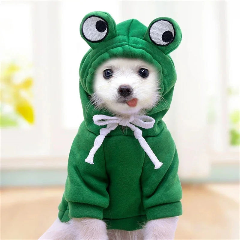 Cute Fruit Dog Hoodie Warm Fleece Pet Jacket