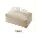 Leather Tissue Box Square Modern Cover for Bathroom Home Decor