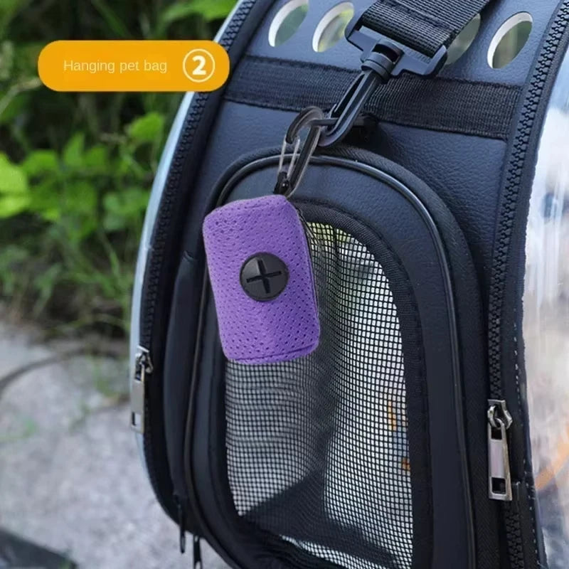 Portable Dog Waste Bag Dispenser – Clip-On Holder for Walking and Outdoor Use