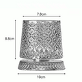 Rotating Whiskey Glass 360 Degree Crystal Tumbler with Glass Base for Cocktail