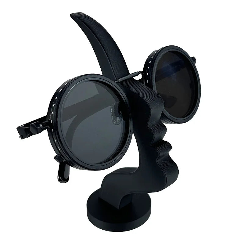 3D Printed Eyeglass Holder Minimalist Human Face Desk Stand for Glasses
