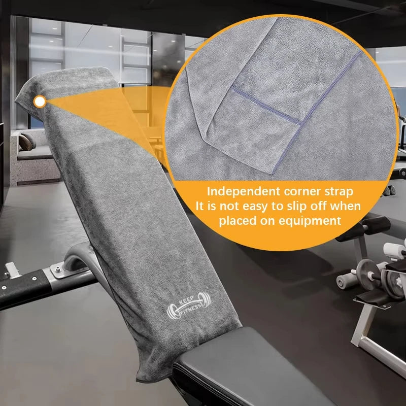 Fitness Quick Dry Microfiber Towel Anti Slip Gym Yoga Sports Sweat Towel