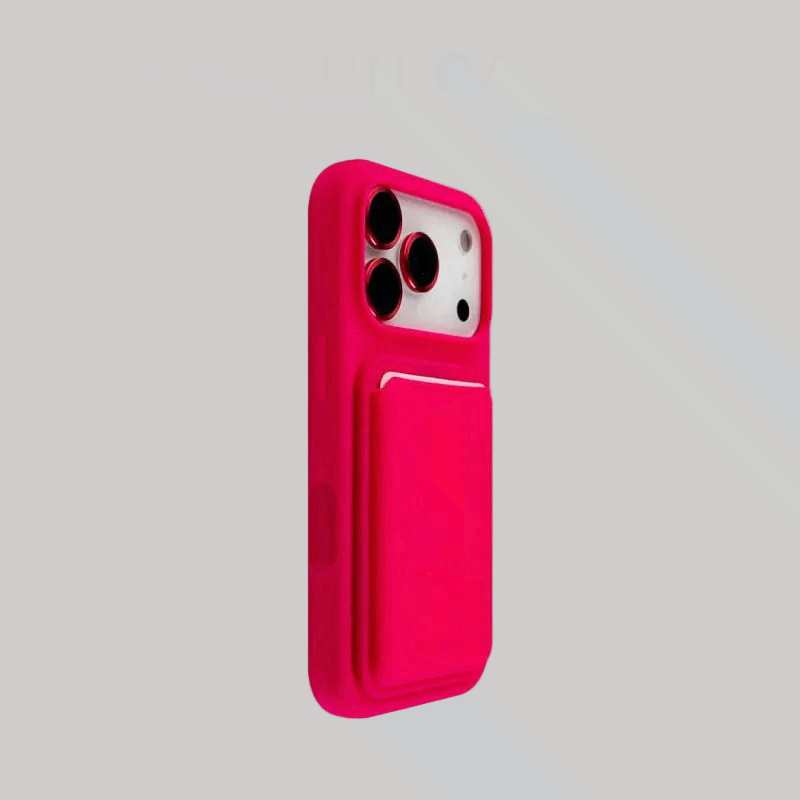 Liquid Shockproof Card Holder iPhone Case