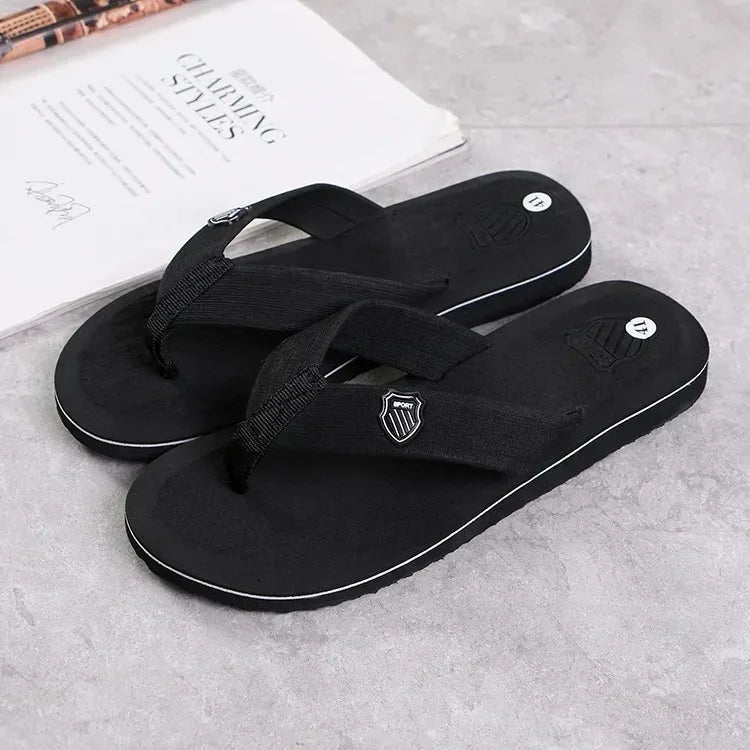 Men Flip Flops Summer Beach Sandals Anti Slip Casual Outdoor Slippers Lightweight Comfortable Thong Slides
