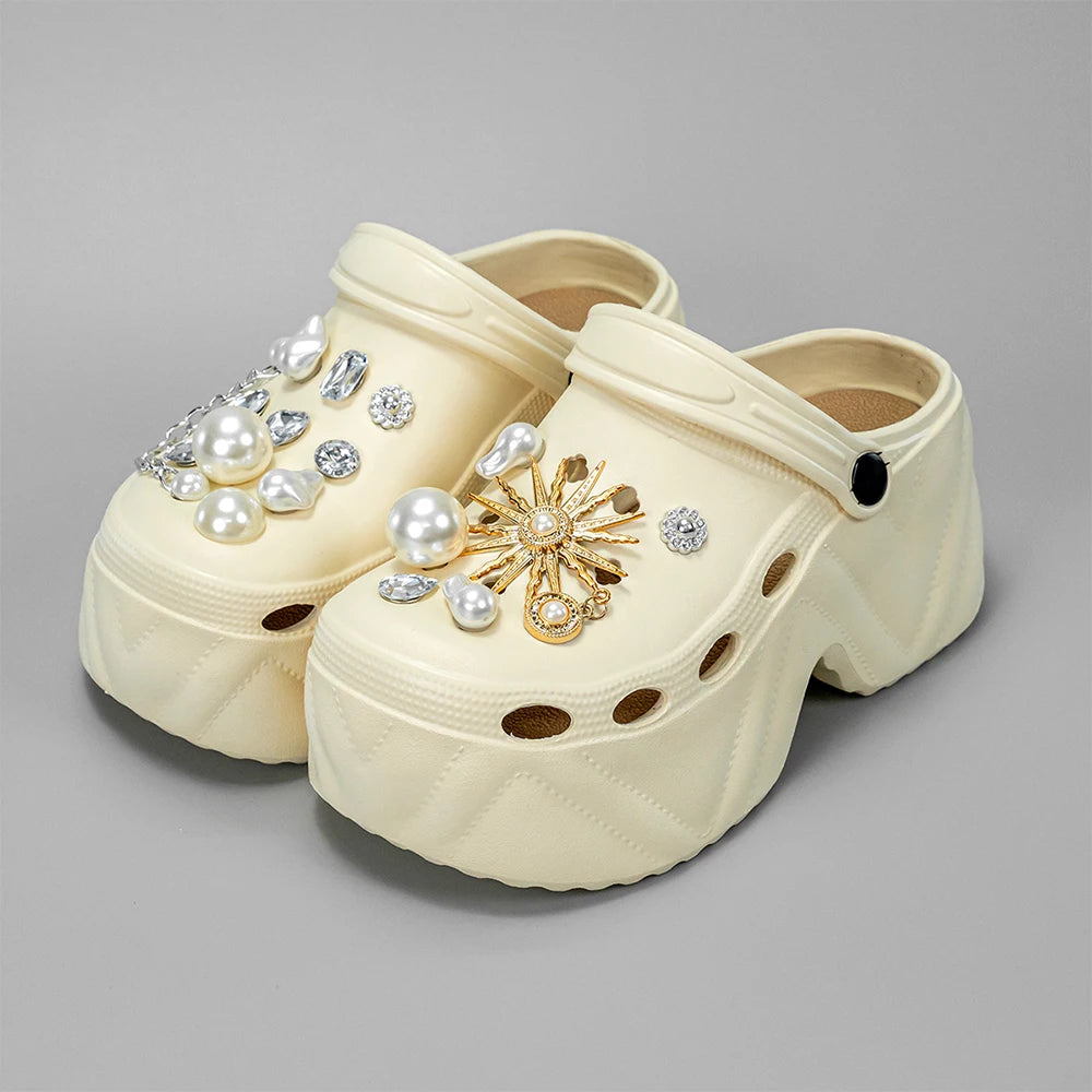 Women’s 9cm Platform Clogs Thick Sole EVA Summer Slippers