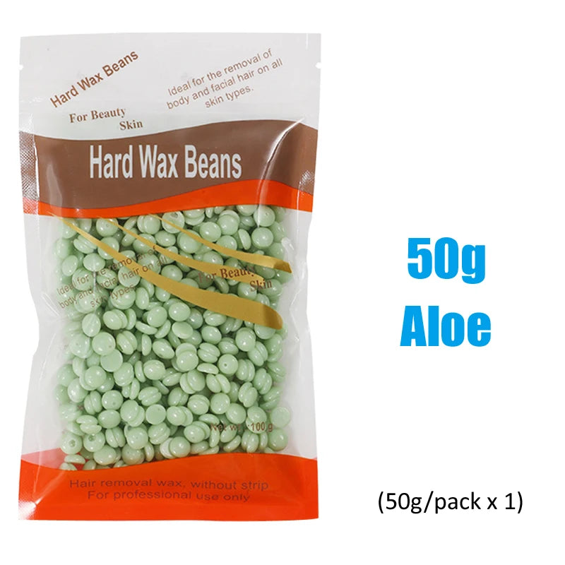 Hard Wax Beans – 500g Hair Removal Wax for Face, Legs & Body, No Strip Needed