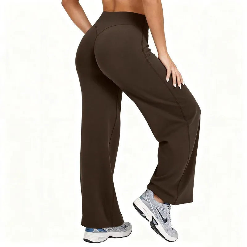 Women Plus Size Yoga Pants Wide Leg