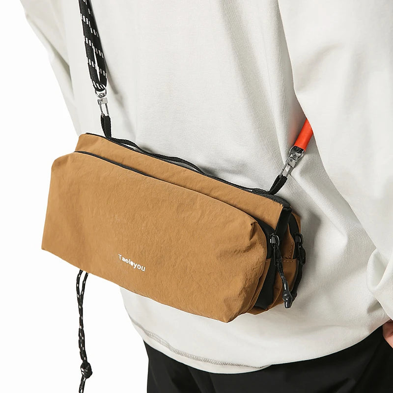 Lightweight Outdoor Crossbody Backpack Multi Layer Unisex Hiking Bag