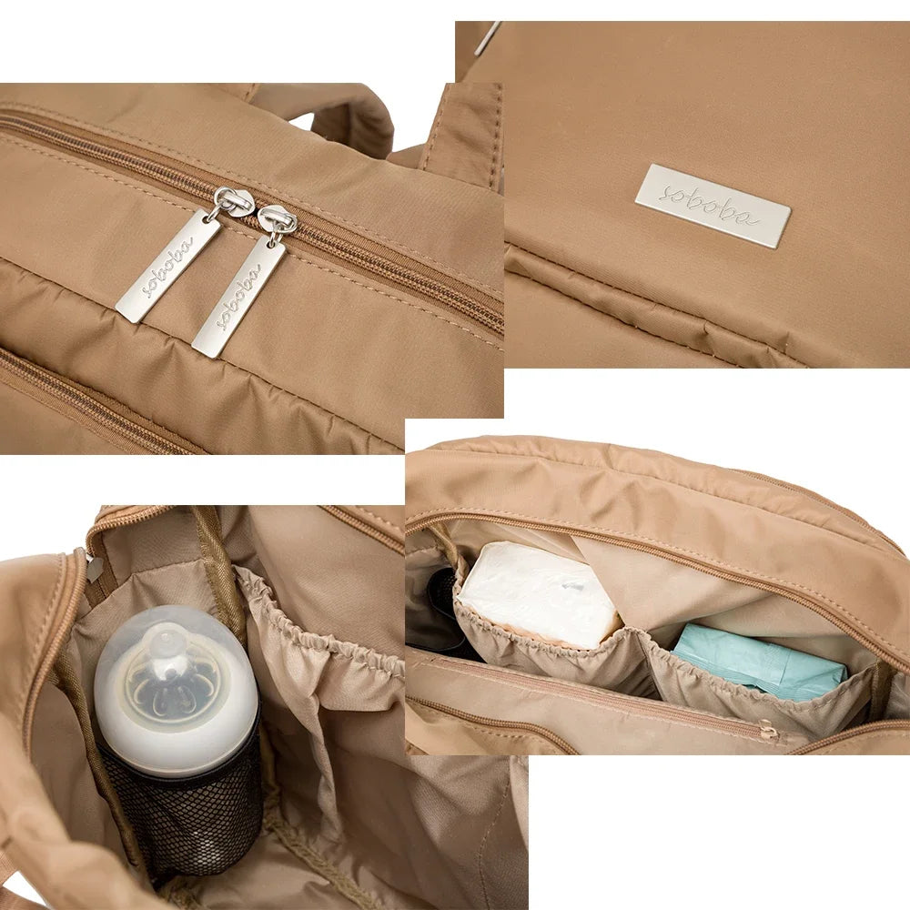 Waterproof Diaper Backpack Large Capacity Baby Travel Bag