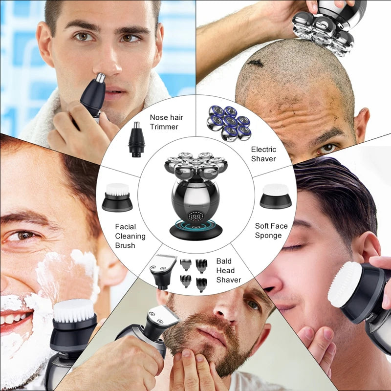 7D Electric Shaver Men Floating