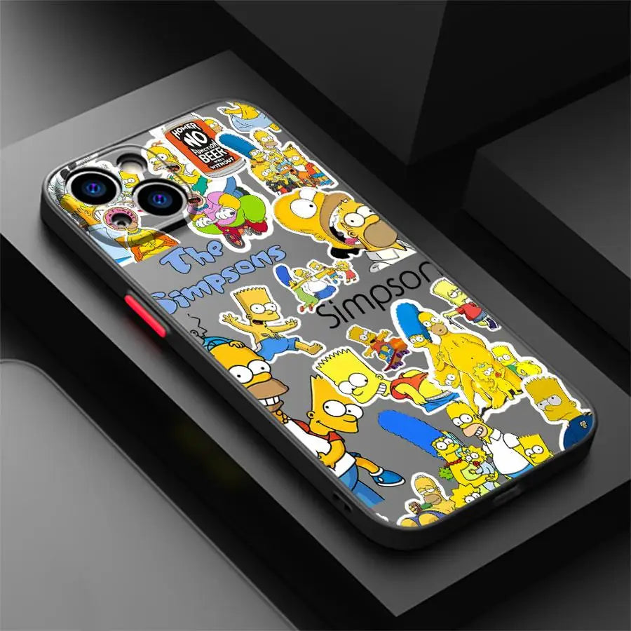 Disney Simpsons Homer Matte iPhone Case