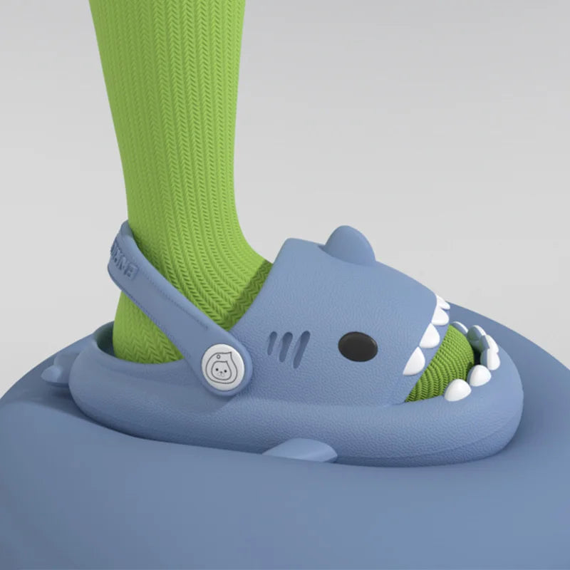 Kids Shark Summer Sandals Non Slip Soft Sole Slippers