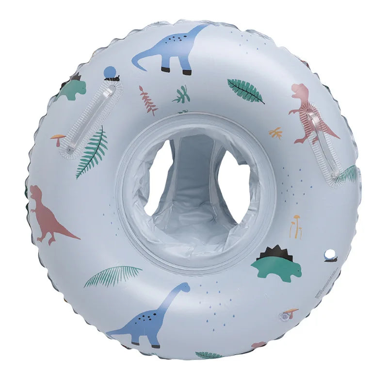 Baby Pool Float Ring with Sunshade Inflatable Swimming Float for 3–36 Months