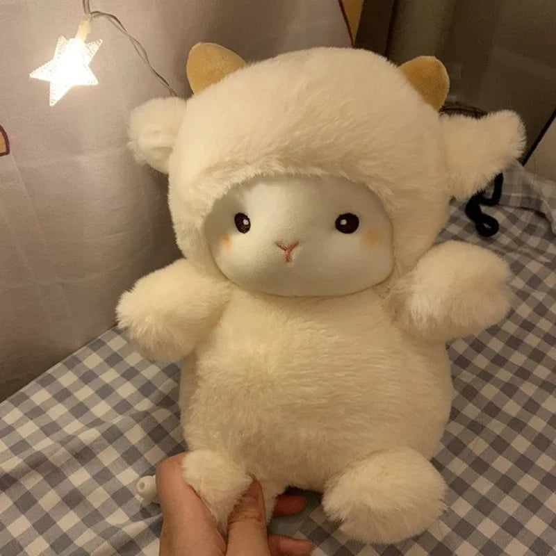 Cute Sheep Plush Doll Soft Stuffed Animal Pillow Toy for Kids Gift