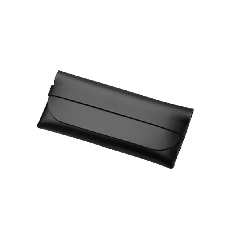 Soft Leather Glasses Case Stylish Travel Eyewear Pouch