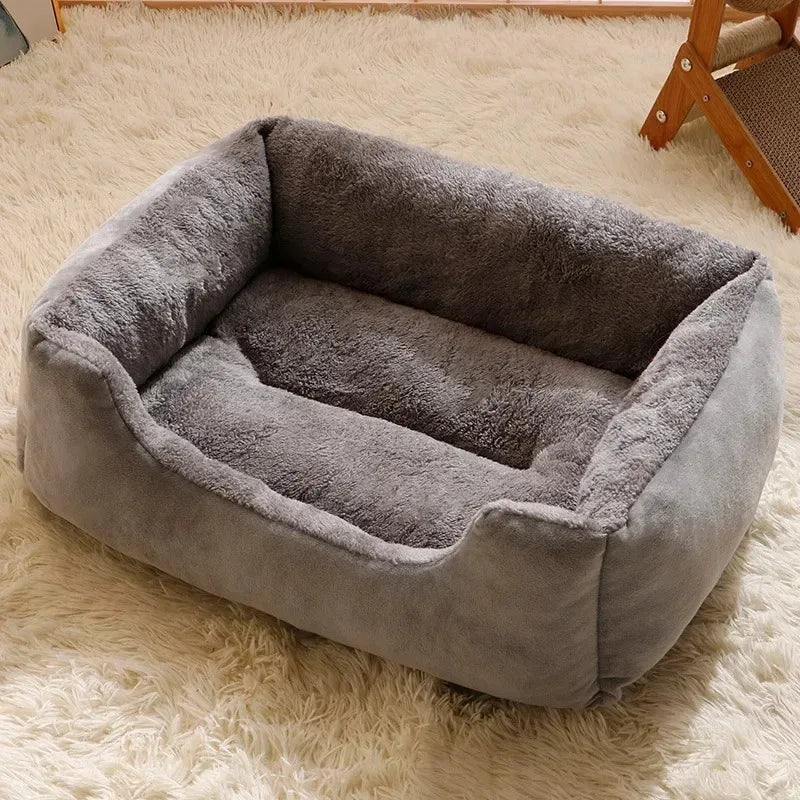 Winter Cat Bed Pet Cushion Basket House for Kittens