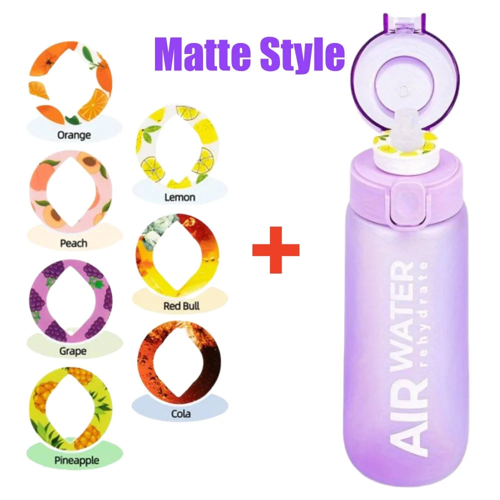 Air Water Bottle 750ml with Flavor Pods – 0 Sugar 0 Calories Leakproof Sports Bottle