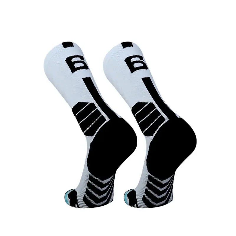 Elite Basketball Compression Socks High Elastic Towel Bottom Sports Socks Men Women