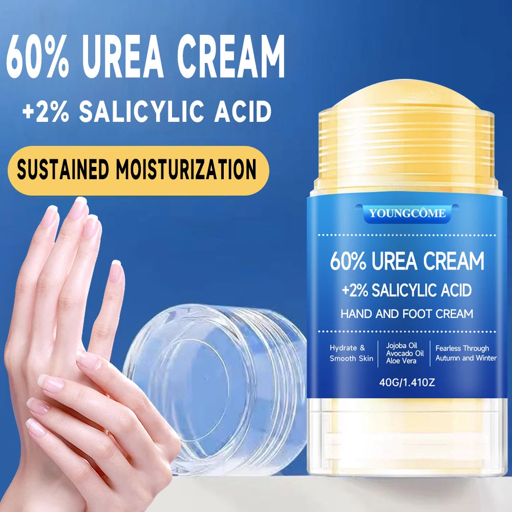Urea Foot Cream 60% – Intensive Moisturizing Heel Repair Cream for Dry, Cracked Feet