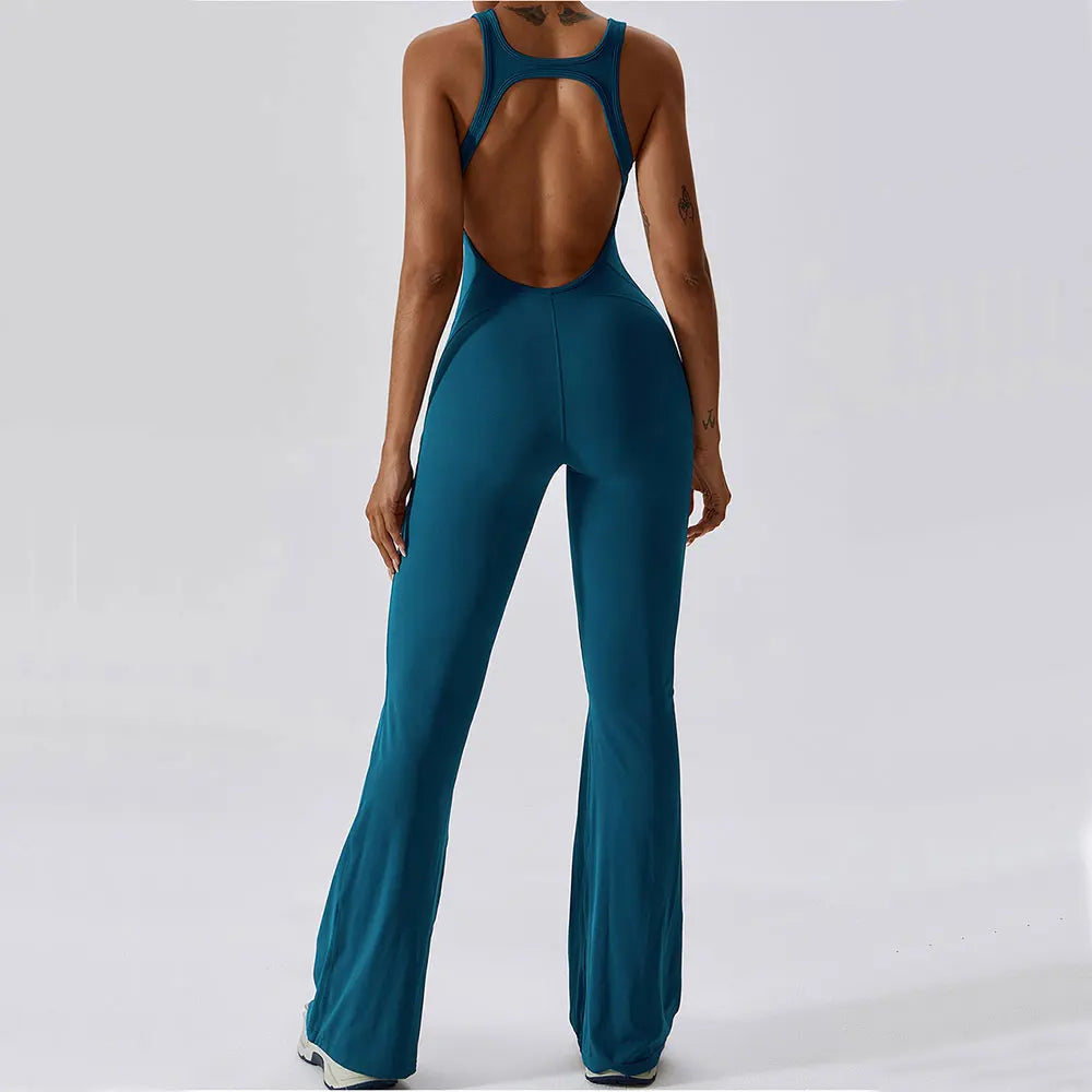 Seamless Yoga Jumpsuit Women One Piece Bodysuit Butt Lift Fitness Activewear