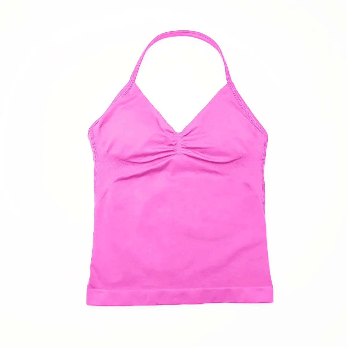 Women Yoga Tank Top Strappy Fitness Top Seamless Gym Workout Aesthetic Outfit